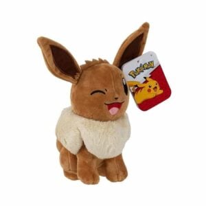 Eevee met knipoog Jazwares knuffel