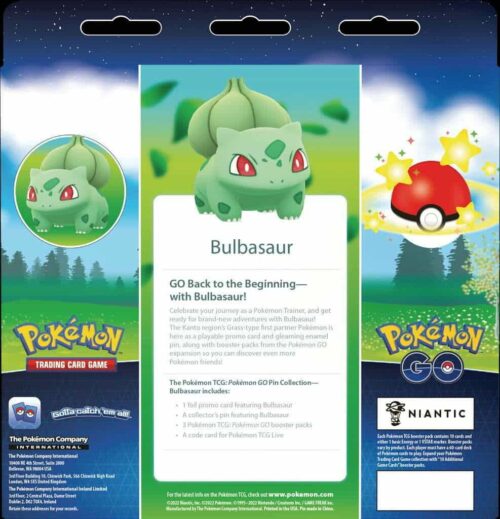 Pokemon Go Pin Collection Box Bulbasaur