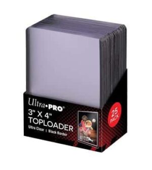 Ultra Pro Toploader 3″ x 4″ Black