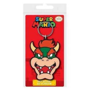 Super Mario - Bowser Rubber Keychain