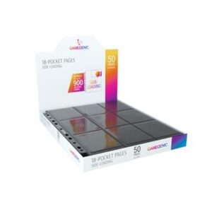 SIDELOADING 18-POCKET PAGES DISPLAY BLACK (50)