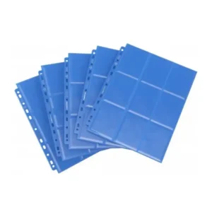 Gamegenic 18-Pocket Sideloading Pages Blauw (10 stuks)