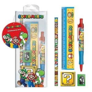 Hover to zoom | Click to enlarge PYRAMID STATIONERY SET - SUPER MARIO (COLOUR BLOCK)