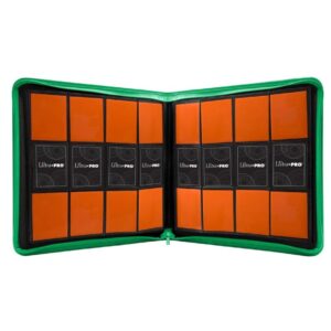 Zippered 12-Pocket Pro-Binder - Groen