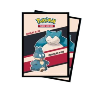 UP - Snorlax & Munchlax Deck Protectors for Pokémon (65 Sleeves)