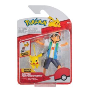 Pokemon Battle Feature Figure Ash & Pikachu