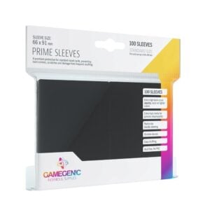 Gamegenic Prime Sleeves Zwart  (100 Sleeves)