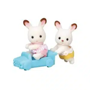 Alternative view of Sylvanian Families Tweeling Chocoladekonijn 5420