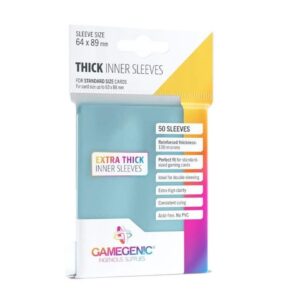 GAMEGENIC - THICK INNER SLEEVES (50 SLEEVES)