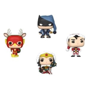 Alternative view of Funko Pocket POP! DC Holiday - Tree Holiday Box 4-delig