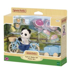 Sylvanian Families Panda meisje met fiets en skates 5652