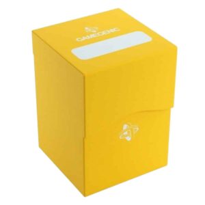 Gamegenic Deck Box Holder 100+ Gele, casual deckbox die geschikt is voor het beschermen en opbergen van maximaal 100 cards