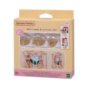 Sylvanian Families Wandlampen en Gordijnen