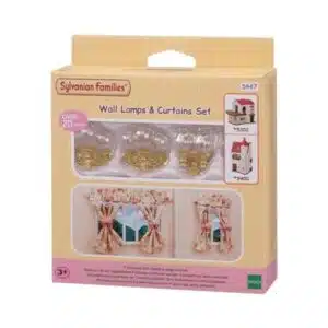 Sylvanian Families Wandlampen en Gordijnen