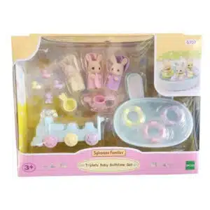 Sylvanian Families Drieling baby crème konijn badspeelset 5707