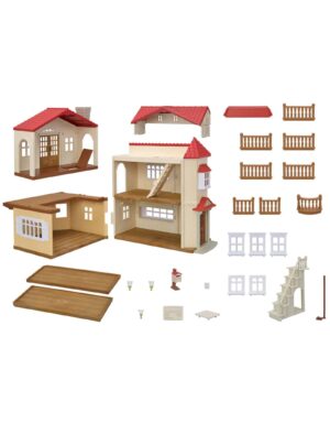 Groot poppenhuis met geheime speelkamer Sylvanian Families Lelystad