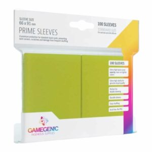 Gamegenic Prime Sleeves Lime (100 Sleeves)