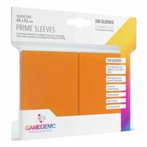 Gamegenic Prime Sleeves Oranje - orange sleeves pokemon