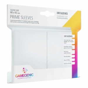 Gamegenic Prime Sleeves White