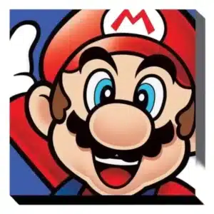 Nintendo Super Mario Canvas Mario 40x40cm