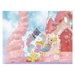 spelen met Sylvanian Families Baby Zeemeermin Kasteel 5701