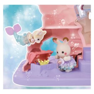 zwemmen met Sylvanian Families Baby Zeemeermin Kasteel 5701