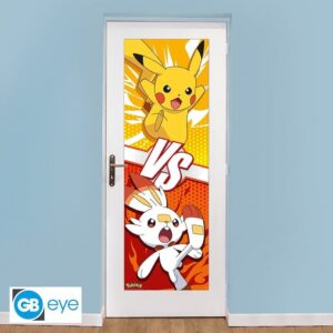 Alternative view of Pokemon Deur Poster Pikachu and Scorbunny (53x158)