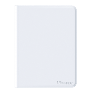 UP - Vivid 9-Pocket Zippered PRO-Binder: White