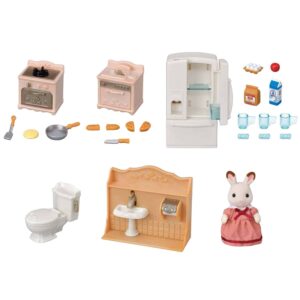 Inhoud doos Sylvanian Families Meubelstartset Moeder 5449