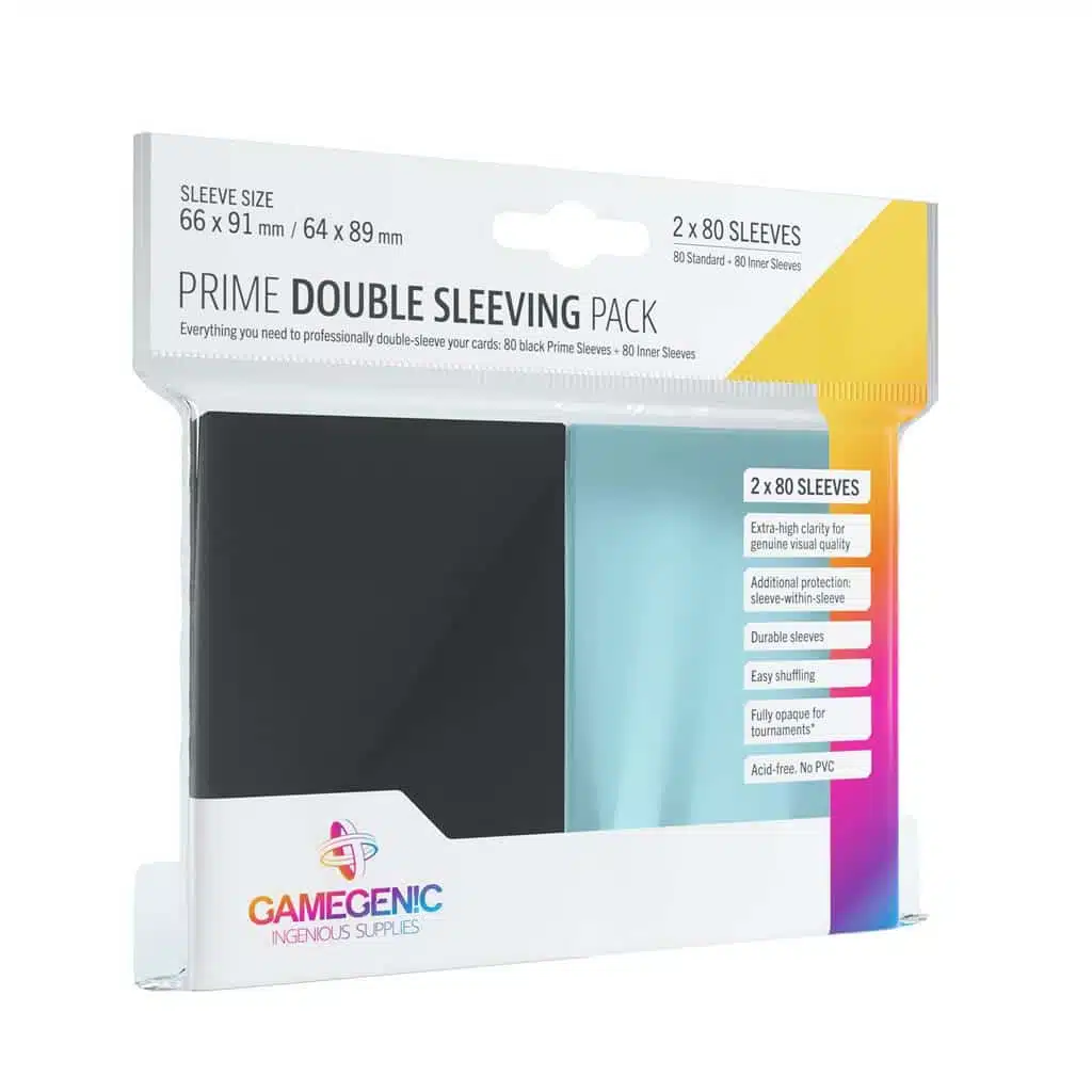Gamegenic Sleeves Prime Double Sleeving Pack (80)