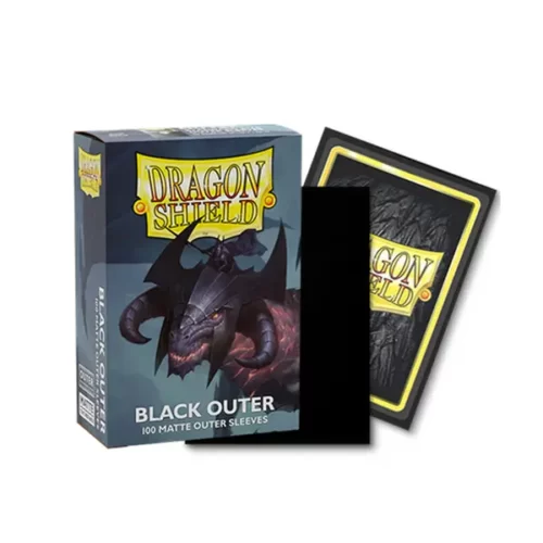 dragon shield Matte Black Outer Sleeves