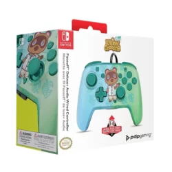 PDP Faceoff Deluxe+ Audio Nintendo Switch Controller Animal Crossing