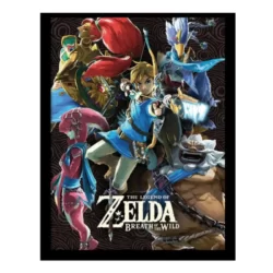 The Legend of Zelda Champions Framed Print 30 x 40 cm lijst