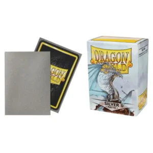 Dragon Shield Silver Matte Sleeves - Standard Size Arlytoys TCG winkel