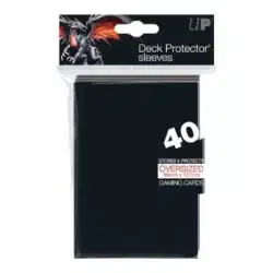 Ultra Pro Oversized Top Loading Sleeves Black (40 Sleeves)