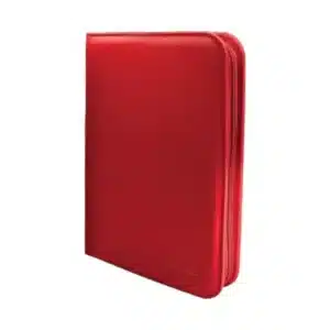 Ultra Pro Vivid 4-pocket zippered Pro-Binder Rood