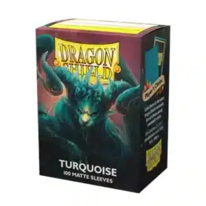 Dragon Shield Standard size Matte Sleeves Turquoise 'Atebeck'