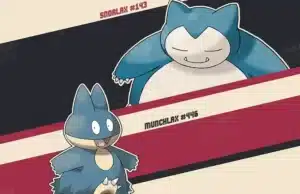 Munchlax en Snorlax Merchandise/accessoires