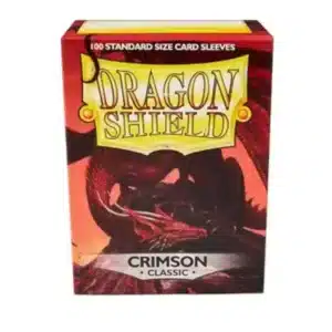 Dragon Shield Standard Sleeves - Crimson Classic (100 Sleeves)