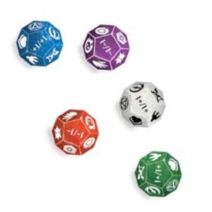 UP - 12 Sided Keyword Counters for Magic: The Gathering