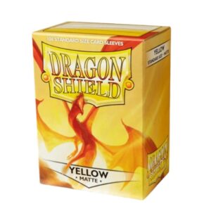 Dragon Shield Matte Sleeves Yellow (100 Sleeves)