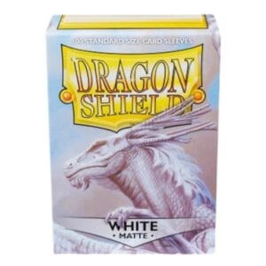 Dragon Shield Matte Sleeves White (100 Sleeves)