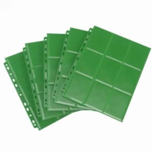 Alternative view of Gamegenic 18-Pocket Sideloading Pages Groen (10 stuks)