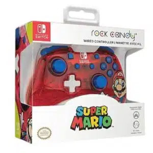 PDP Rock Candy Wired Nintendo Switch Controller Mario