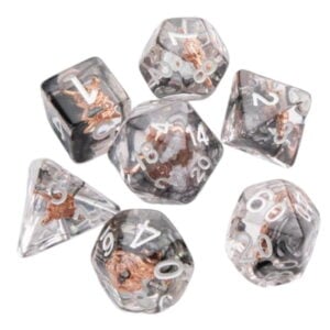 Gamegenic - Embraced Series Shield & Weapons - RPG Dice Set (7pcs)