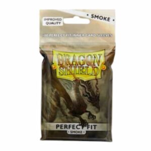 Dragon Shield Standard Perfect Fit Sleeves - Clear/Smoke (100 Sleeves)