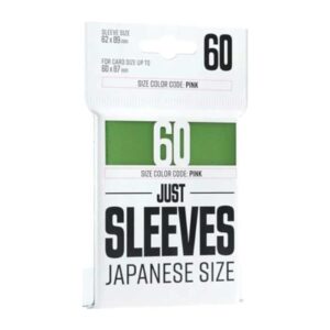 Just Sleeves - Japanese Size Green (60 Sleeves)