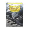 dragon shield matte snow sleeves wit