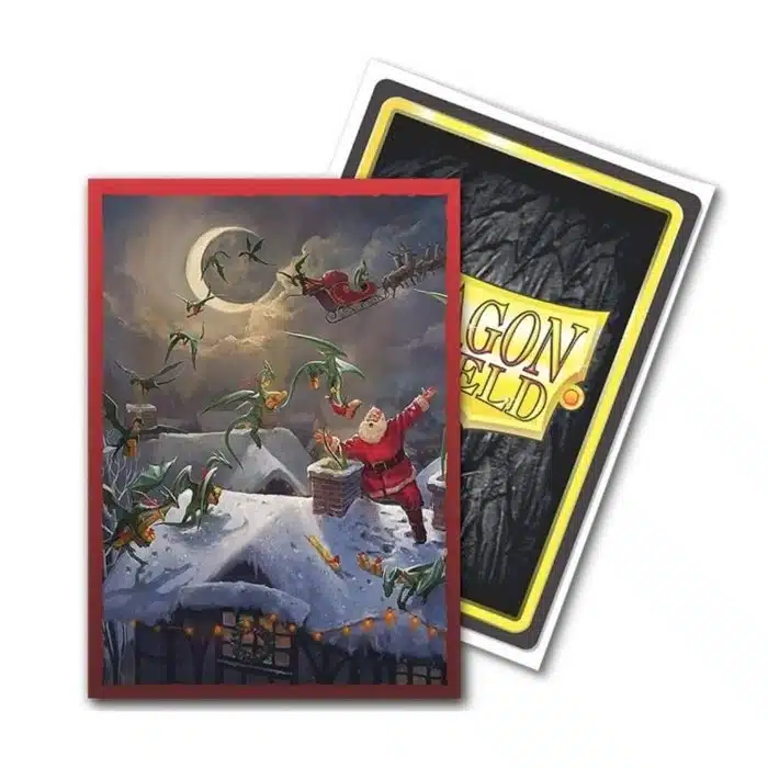 Dragon Shield Standard size Brushed Art Christmas 2023 Sleeves - Afbeelding 2