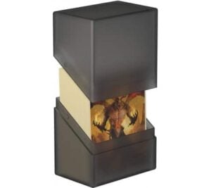 arly Ultimate Guard Boulder Deck Case 60+ Standard Size Onyx